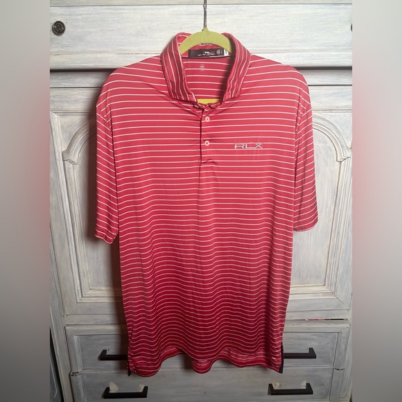 RLX Ralph Lauren Other - Ralph Lauren RLX  M3 Short Sleeve Performance Polo Shirt Golf Outdoors Salmon